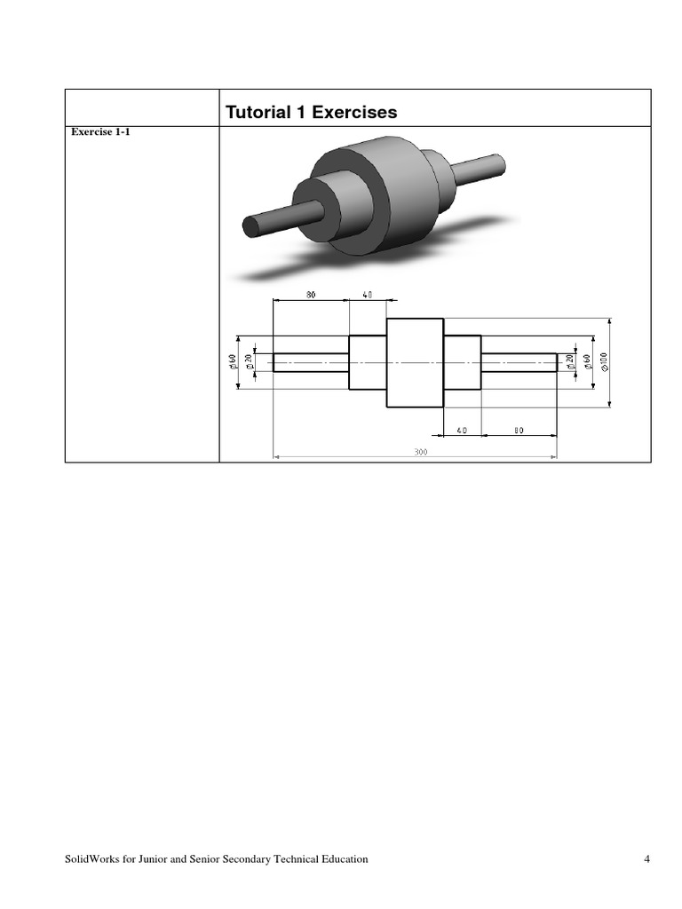 SolidWorks Exercises for Education | PDF | Vocational Education ...