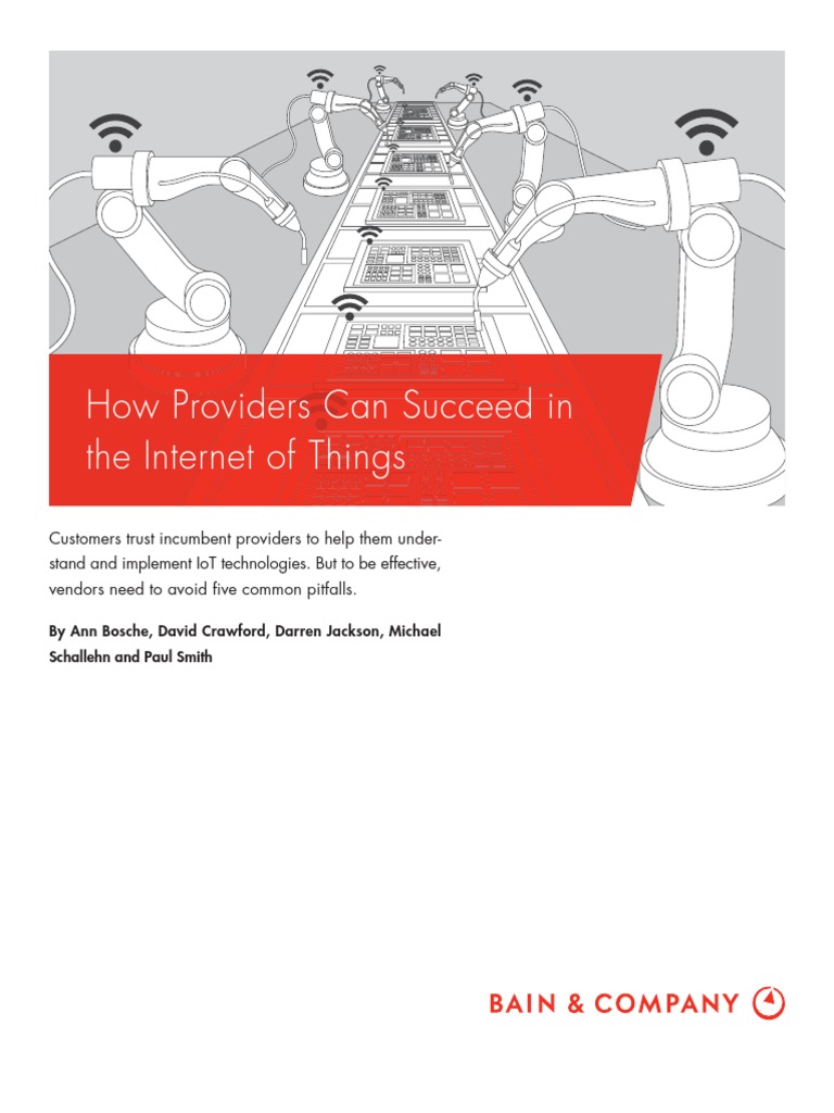 How Providers Can Succeed in The IoT | PDF | Internet Of Things | Cloud ...