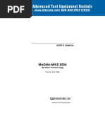 Panametrics 8500 Manual