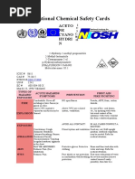 International Chemical Safety Cards