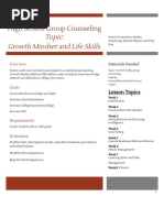 Developing a Growth Mindset in Grade 7 | PDF | Mindset | Lesson Plan