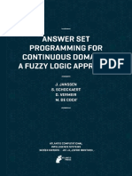 (Atlantis Computational Intelligence Systems 5) Jeroen Janssen, Steven Schockaert, Dirk Vermeir, Martine de Cock (Auth.)-Answer Set Programming for Continuous Domains_ a Fuzzy Logic Approach-Atlantis