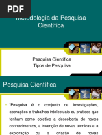Tipos de Pesquisa
