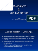 10 JOB GRADING Job Analysis Job Evaluation