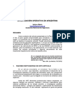 EPIO 38 - La Inv de Operaciones en Argentina