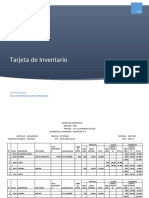 Tarjeta de Inventario PDF