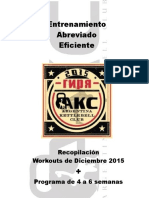 Entrenamientos Abreviados Eficientes