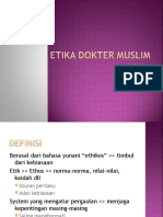 Etika Dokter Muslim - Dr. Arif Yahya, M. Kes