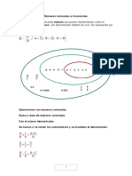 Números Racionales e Irracionales