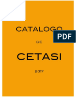 Catálogo CETASI 2017