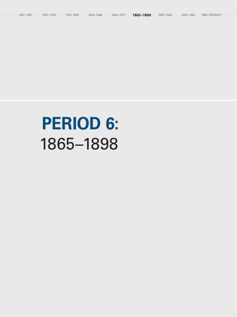 Apush Period 6 Key Concepts PDF Progressivism In The United States