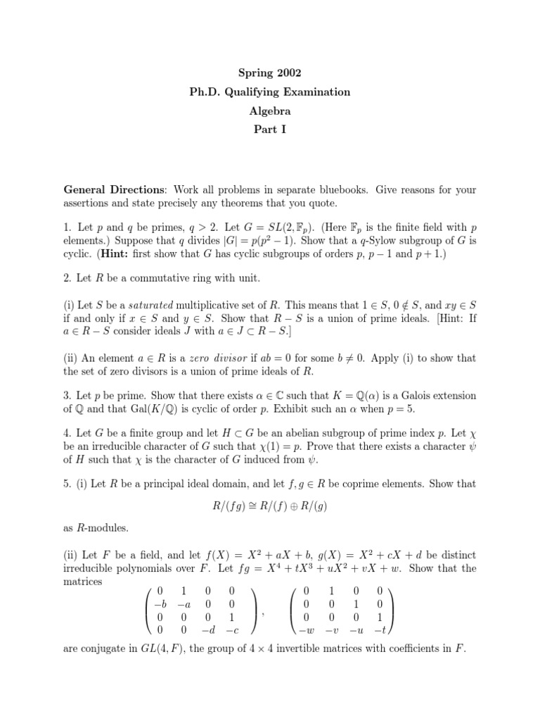 Alg 02s Pdf Field Mathematics Group Mathematics