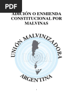 Adición o Enmienda Constitucional por Malvinas-.-..