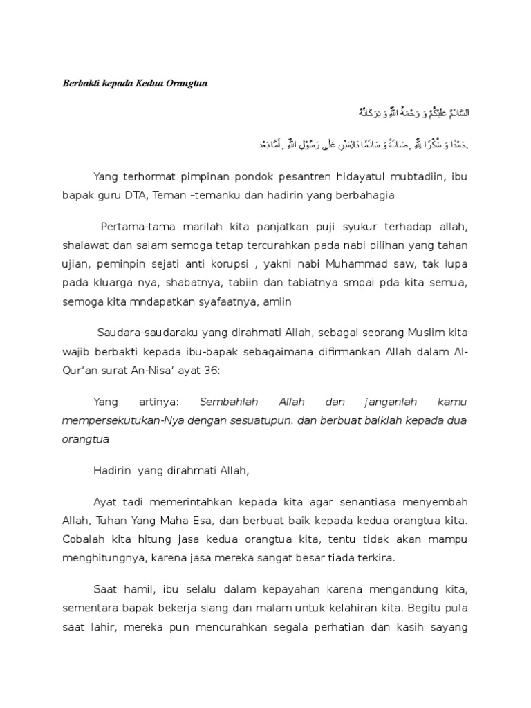 Puisi Tentang Jasa Kedua Orang Tua KT Puisi