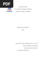 Ensayo Merie Melgarejo 20427716 - Diseño Cuantitativo de La Investigación