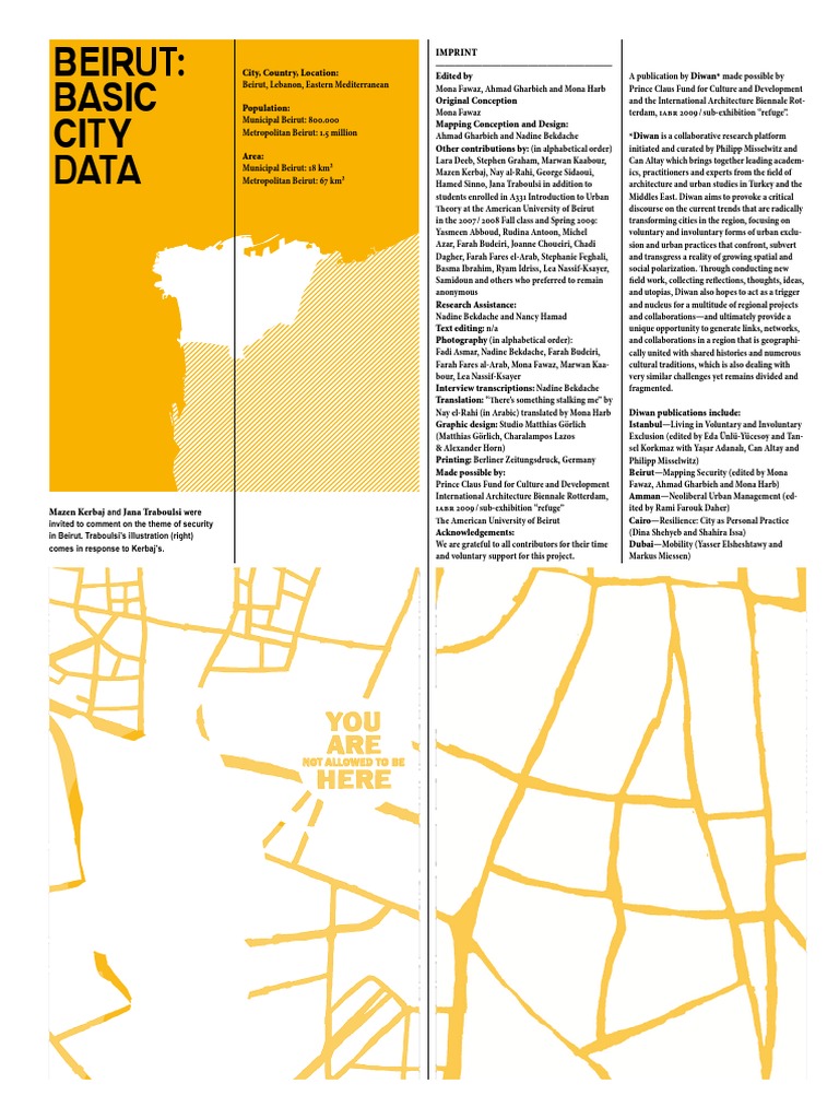 Mapping Security Beirut Pdf Pdf Beirut Map