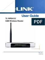 Manual TP Link TLK Wr541g