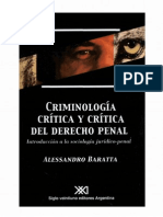 Alessandro Baratta - Criminologia Cr%c3%Adtica y Cr%c3%Adtica Del Derecho Penal