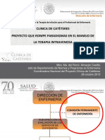 1 Cli Nica de Cate Teres Un Proyecto Que Rompe Paradigmas en El Manejo de La Tarapia Intravenosa PDF