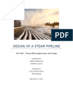 homework 2 - design of a steam pipe