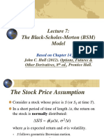 FinMath Lecture 7 Black-Scholes