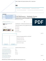 Fluid Mechanics - Multiple Choice Questions and Answers (MCQ) - Scholarexpress