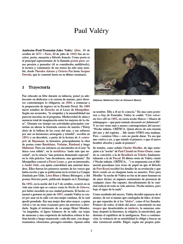 Paul Valéry | PDF | Science | Ciencia filosófica
