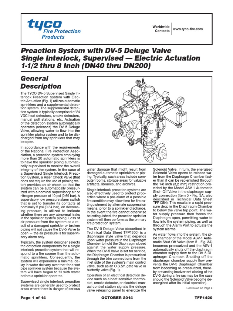 Deluge Valve | PDF | Fire Sprinkler System | Valve