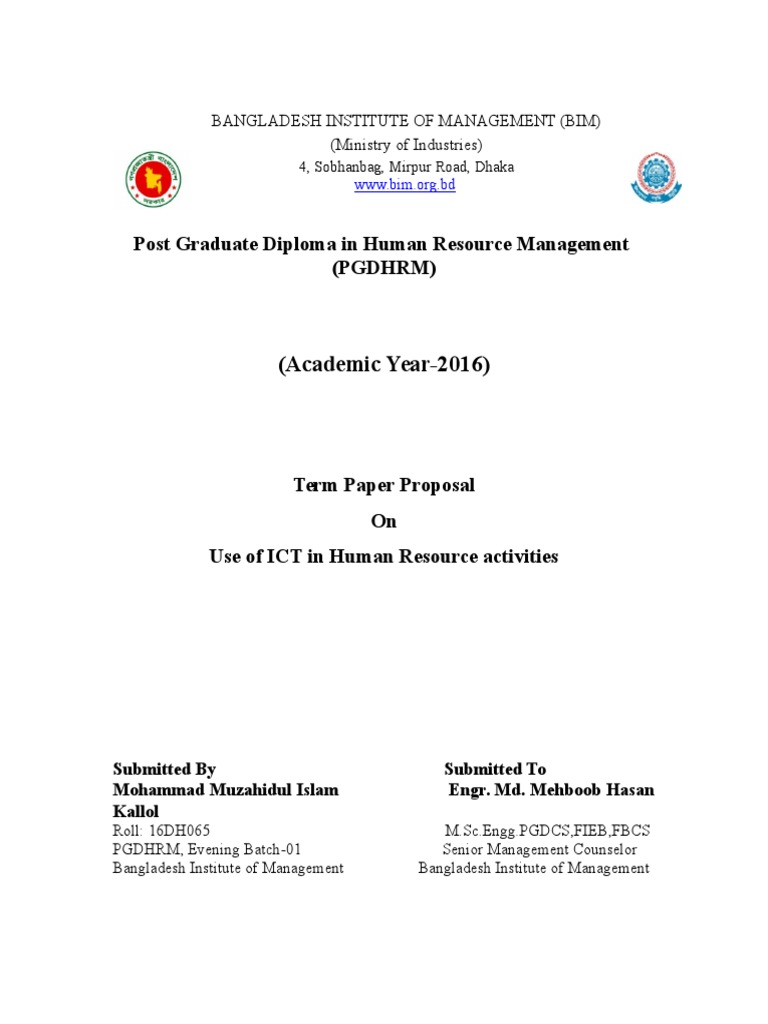 ICT's Impact on HR Management in Bangladesh | PDF | Human Resource ...