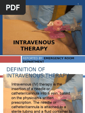 intravenous therapy