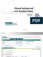 Ebscohost Advanced Search Guided Style: Tutorial