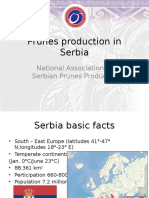 Prunes Production in Serbia: National Association of Serbian Prunes Producers