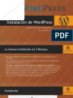 Instalacion Wordpress. Realizado por Sergio Delgado y Omar Garrocho