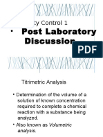 Post Laboratory Discussion Prelim