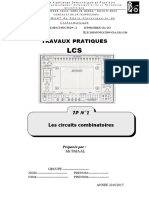 Tp02 Les Circuits Combinatoires UNVERSITY