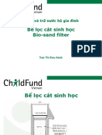 Presentation of Childfund Biosand Filter