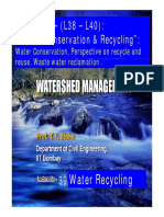 Module 10 - (L38 - L40) : " I Li "Water Conservation & Recycling