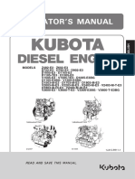 Kubota V3600 85HP Engine Manual