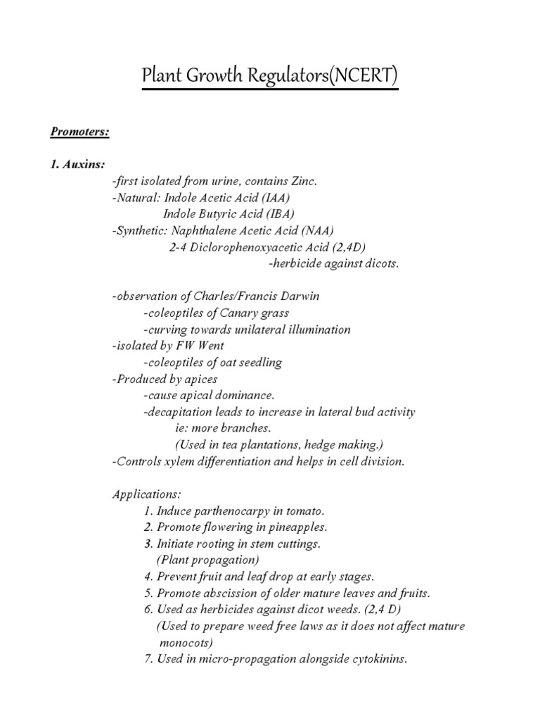 plant-hormones.pdf | Plant Hormone | Auxin