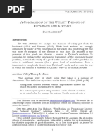 A comparision of the utility theory of Rothbard and Kirzner