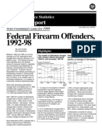 Special Report: Federal Firearm Offenders, 1992-98