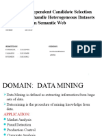 Domain-Independent Candidate Selection Techniques To Handle Heterogeneous Datasets in Semantic Web
