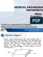 Chemical Engineering Mathematics: (Mass Transfer)