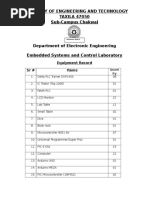 Embedded Equipment list.docx