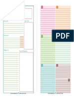 Planejamento Semanal - Printable Semanal PDF