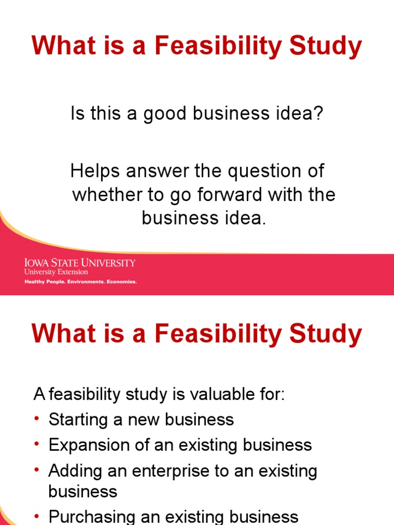 Is This Business Idea Feasible? (39 | PDF | Feasibility Study | Market ...