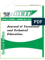 Journal of Vocational and Technical Education(Jovte)