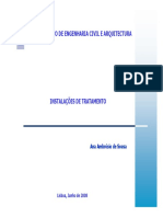 Sistema Lamas Activadas - Dimensionamento