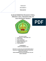 FILSAFAT Karakteristik Filsafat India, Cina, Islam Dan Barat