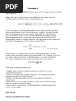 Experiment-6: Objective: Write Your Own MATLAB Function "Mycirconv" To Compute Circular Convolution